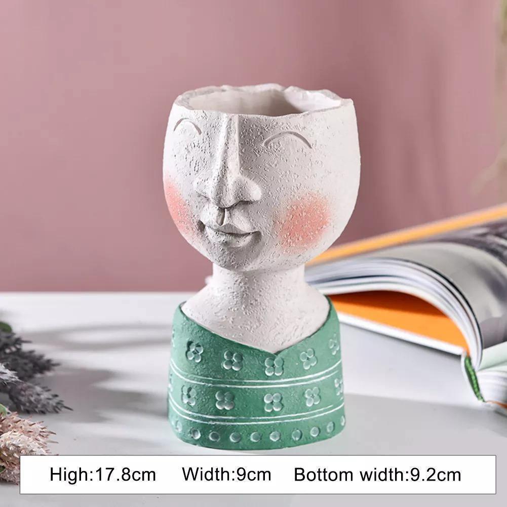 Persona Caricature Sculpture Pot