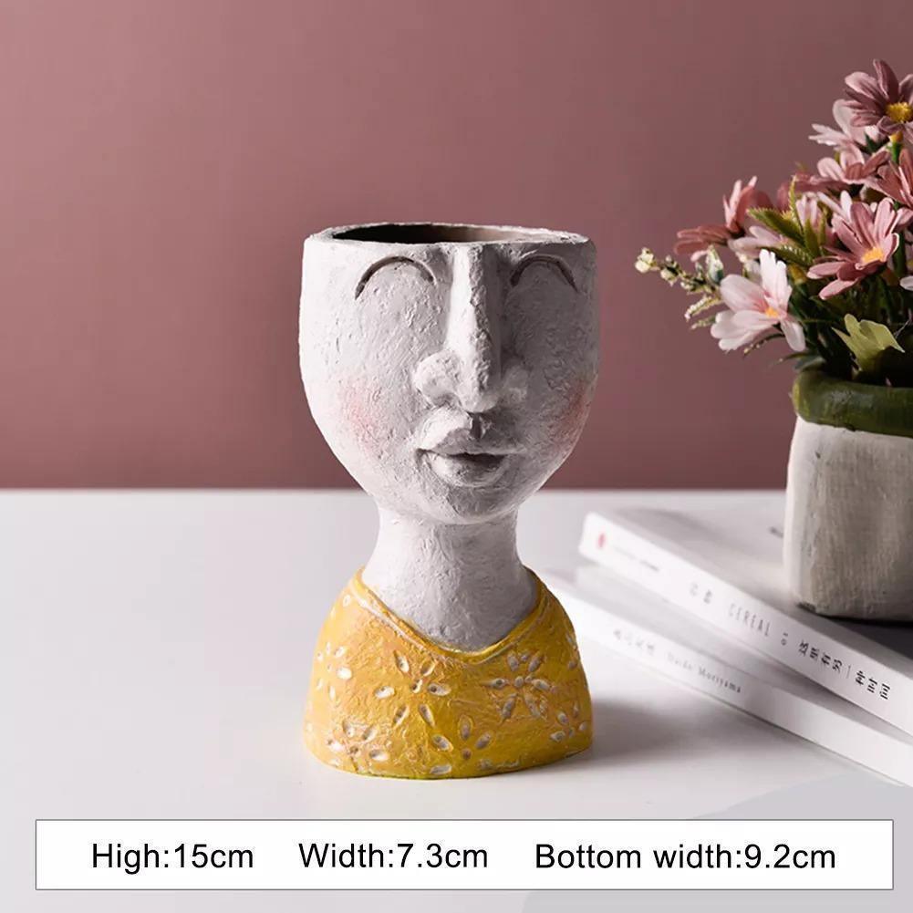 Persona Caricature Sculpture Pot